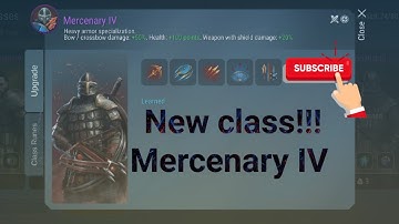 🔥Frostborn🔥 ‼️New class!!!  Mercenary IV ⚔️