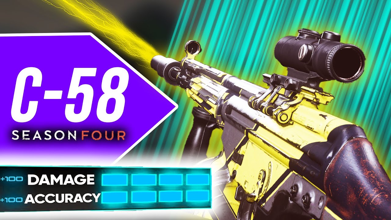 Warzone BEST C58 CLASS in SEASON4 is INSANE!🤯 (ZERO RECOIL!) | TRY THIS NOW!