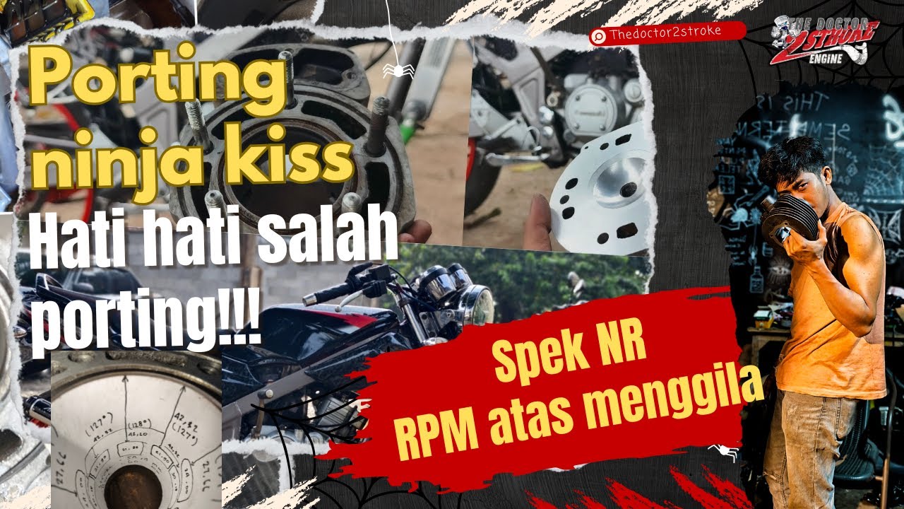 Upgrade Gahar!🔥 Porting Ninja KIS 2T Spek NR, Ngalir Terus di RPM Tinggi🔥