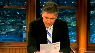 Late Late Show with Craig Ferguson 2/11/2009 Steve Coogin, Connie Britton