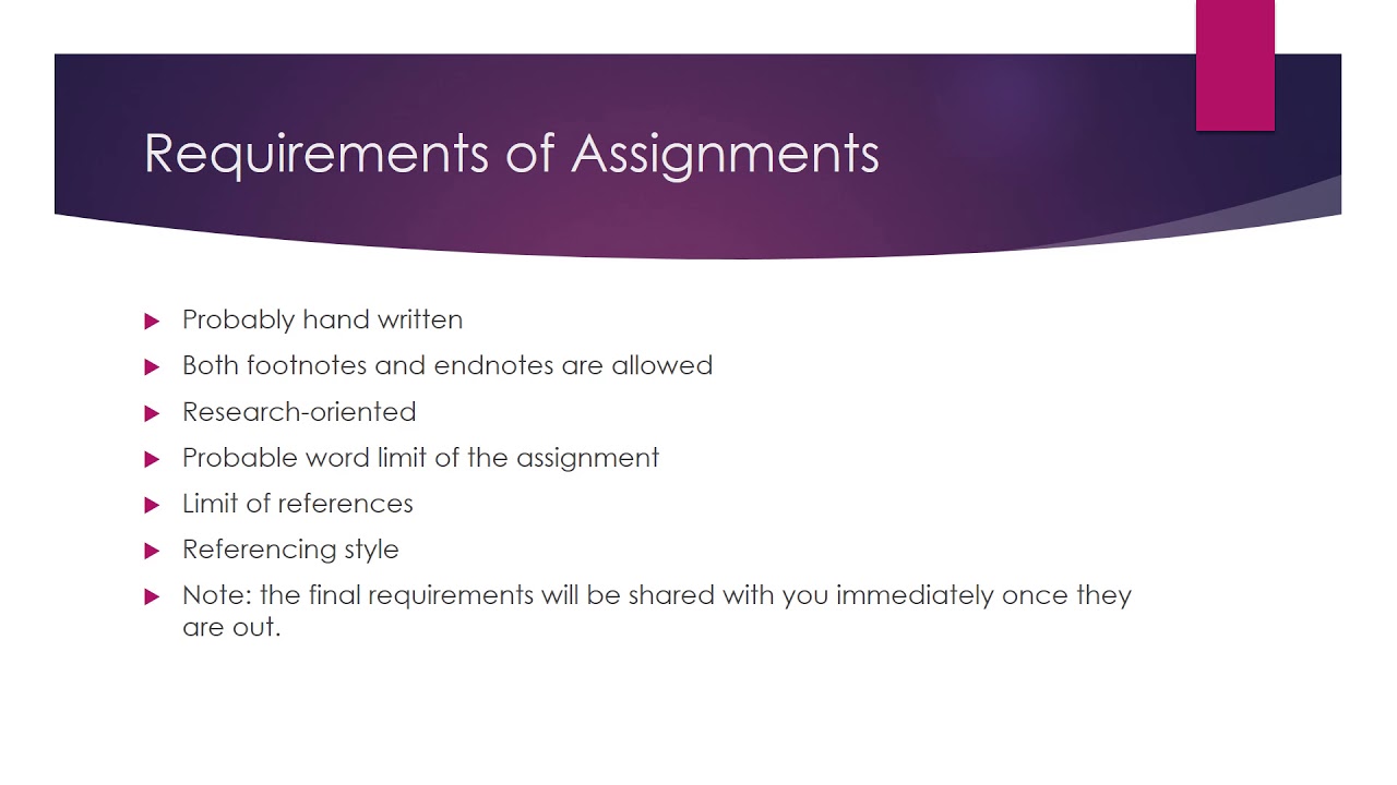 ir topics for assignment