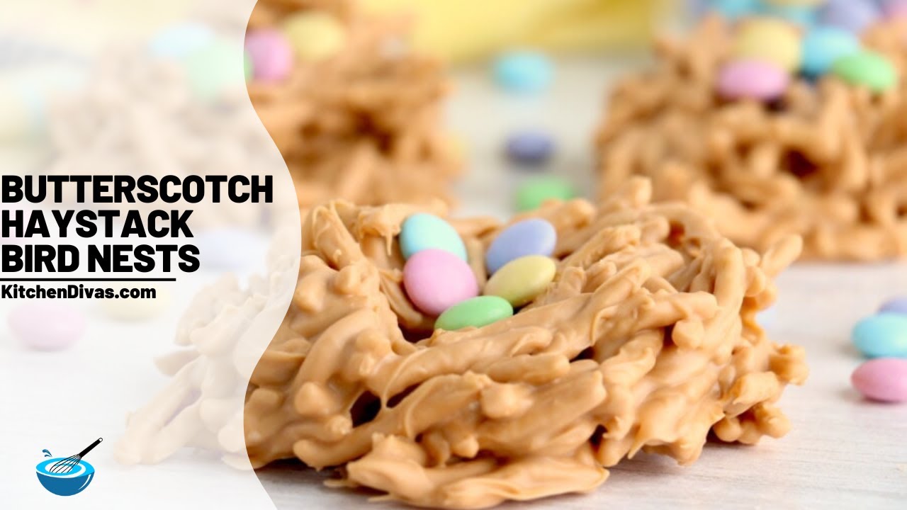 Haystack Nests Butterscotch Haystack Bird Nests Recipe - YouTube