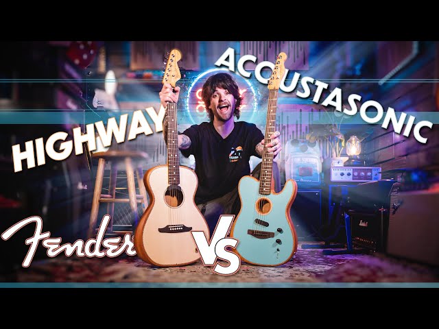Fender Acoustasonic vs Highway | Comparing Fenders Electro