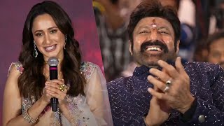 Pragya Jaiswal Speech At Daaku Maharaaj Release Event Nandamuri Balakrishna Tfpc
