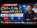 Ctrl + A to Z Shortcut Keys in Computer | एक ही वीडियो में पूरा A to Z Shortcut Keys #keyboard