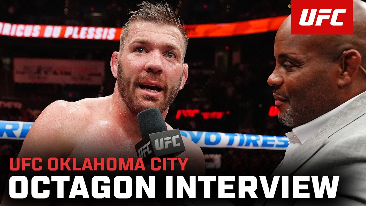 Dricus Du Plessis Octagon Interview | UFC Oklahoma City