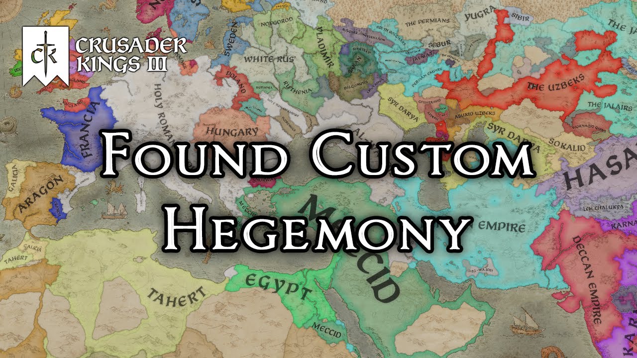 CK3 Found Custom Hegemony (mod) - 1066 to 1453 Timelapse