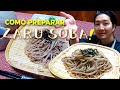 Cómo preparar Zaru Soba (fideos fríos japoneses)| comida saludable