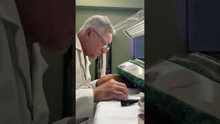 Arsenal's name being engraved on the Premier League Trophy🏆 #arsenallegend #arsenalfans #arsenal