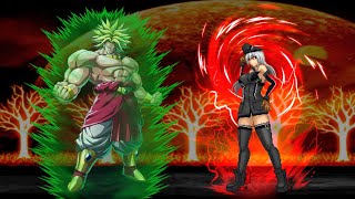 [DBZ vs KOF] Broly vs Moyu
