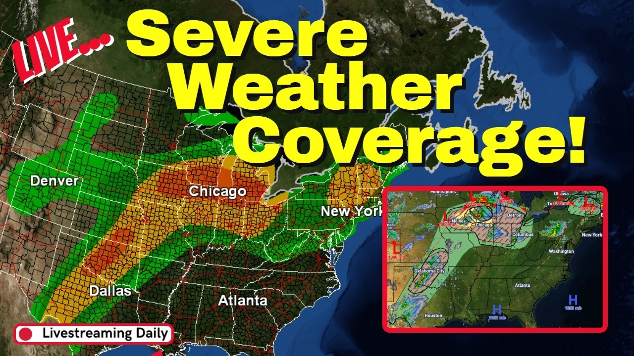 LIVE: Possible Tornadoes! - Severe Weather Coverage! - YouTube