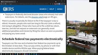 Oct. 15 deadline approaches for taxpayers who requested extensions to file 2020 tax returns