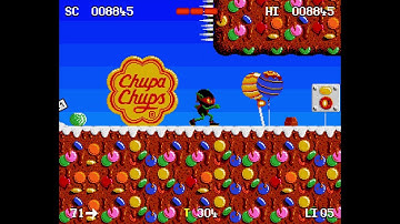 Zool : Ninja of the "Nth" Dimension (Amiga) – Le premier niveau du jeu (OCS/ECS, Fast Mode) – 1080p