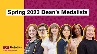 Spring 2023 Dean's Medalists | The College of Liberal Arts and Sciences