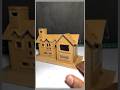 DIY Cardboard House Design 🔥 Easy &amp; Satisfying Craft#shorts