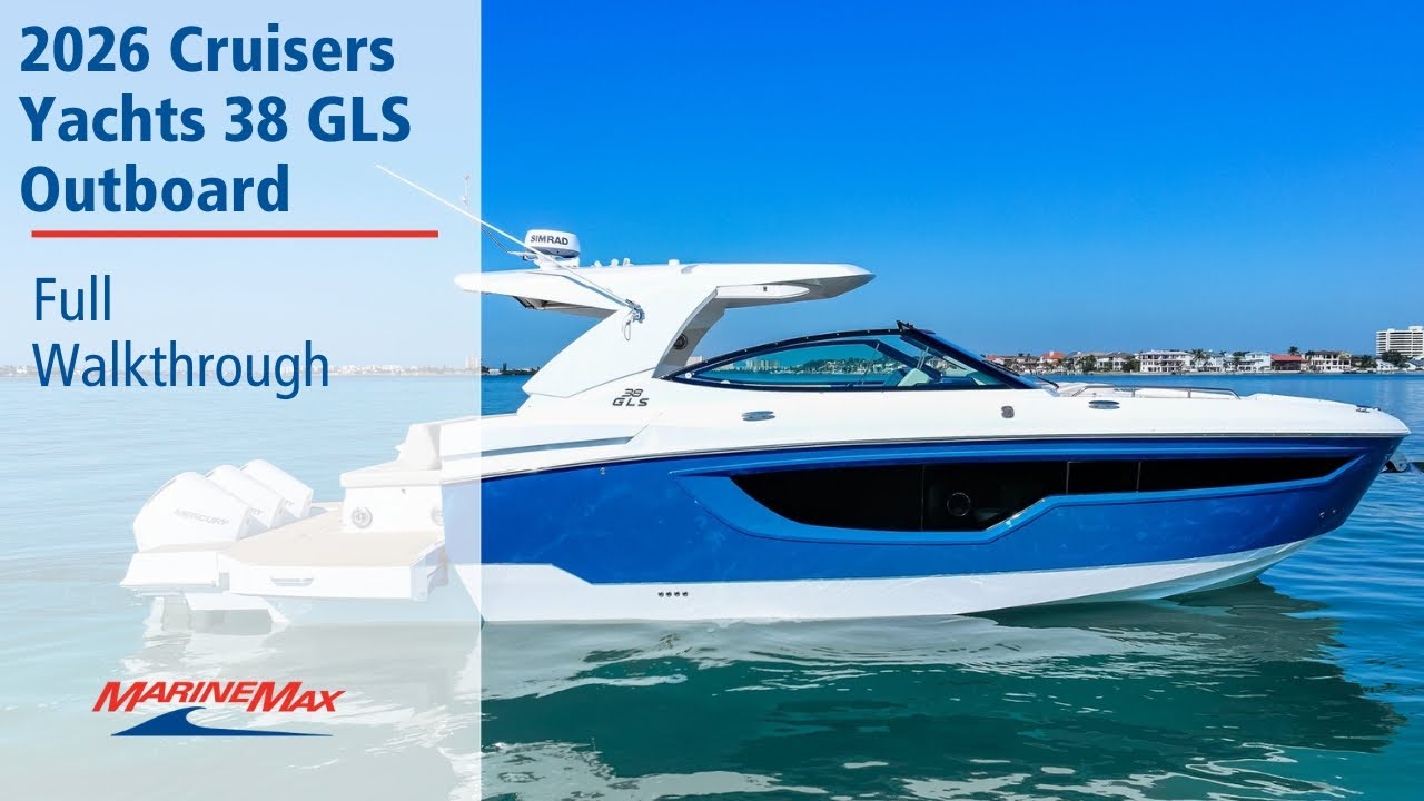 JUST IN | 2026 Cruisers Yachts 38 GLS Outboard | Available NOW at