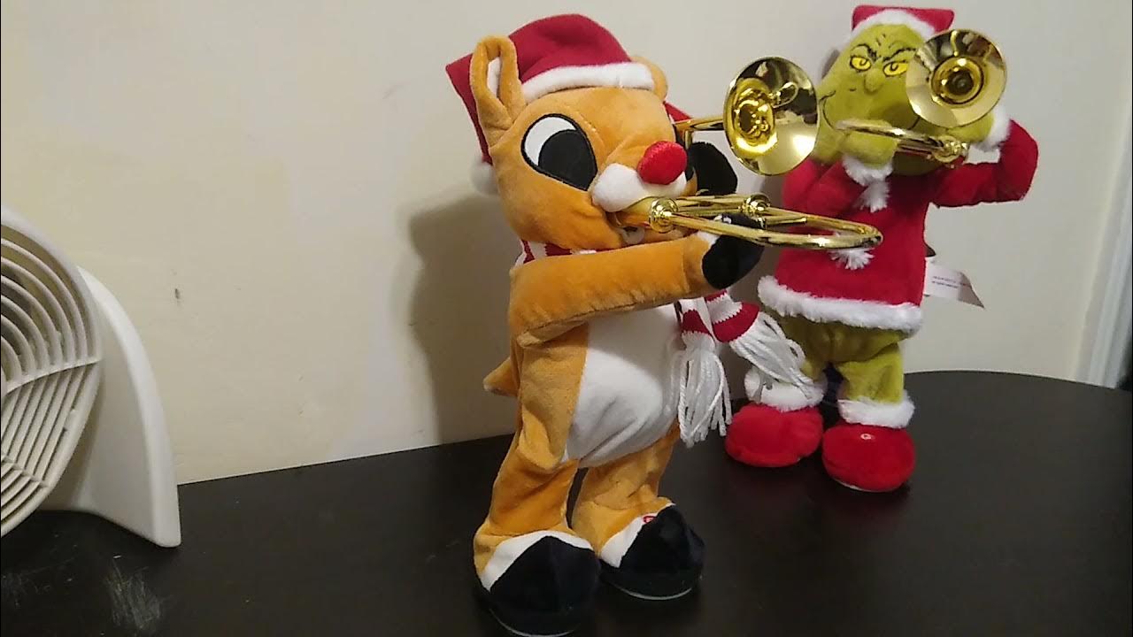Gemmy Animated Trombone playing Rudolph YouTube