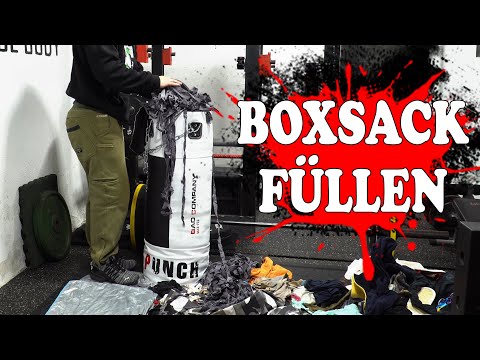 Video: 3 Möglichkeiten, einen Boxsack zu füllen