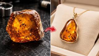 Inside the Million-Dollar Baltic Amber Factory: How 44-Million-Year-Old Gems Become Luxury Jewelry