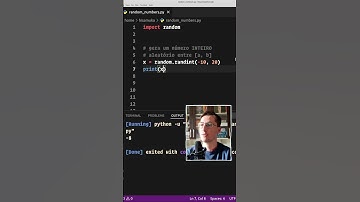 Números aleatórios em Python | xavecoding #shorts