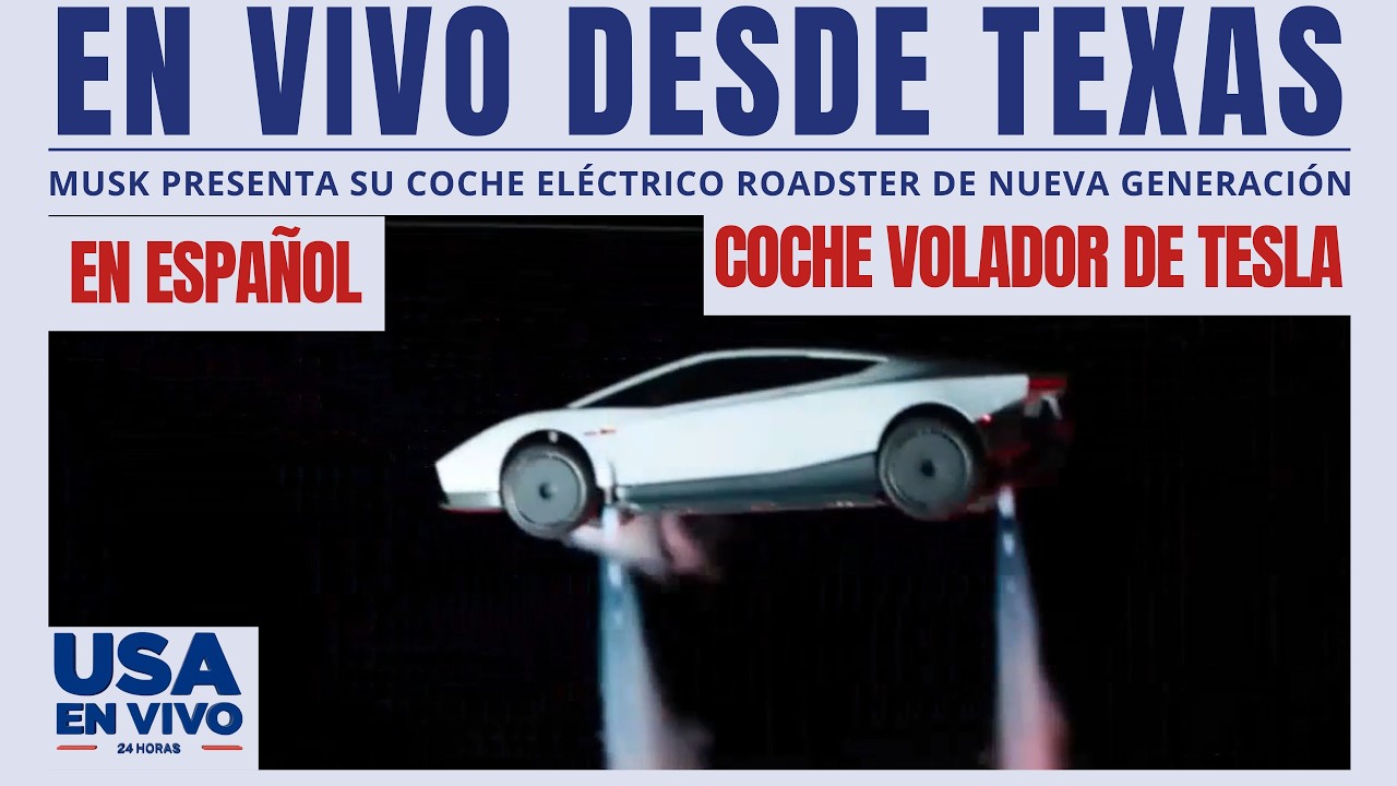 EN ESPAÑOL Tesla presenta su coche eléctrico Roadster de nueva generación COMPLETO | USA EN VIVO 🔴