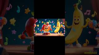 Banana Band 🍌  #nurseryrhymes #shortfeed #kidsvideos #kidssongs#trending