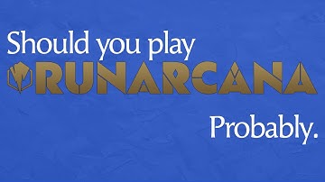 My Improvised Runarcana Sales Pitch