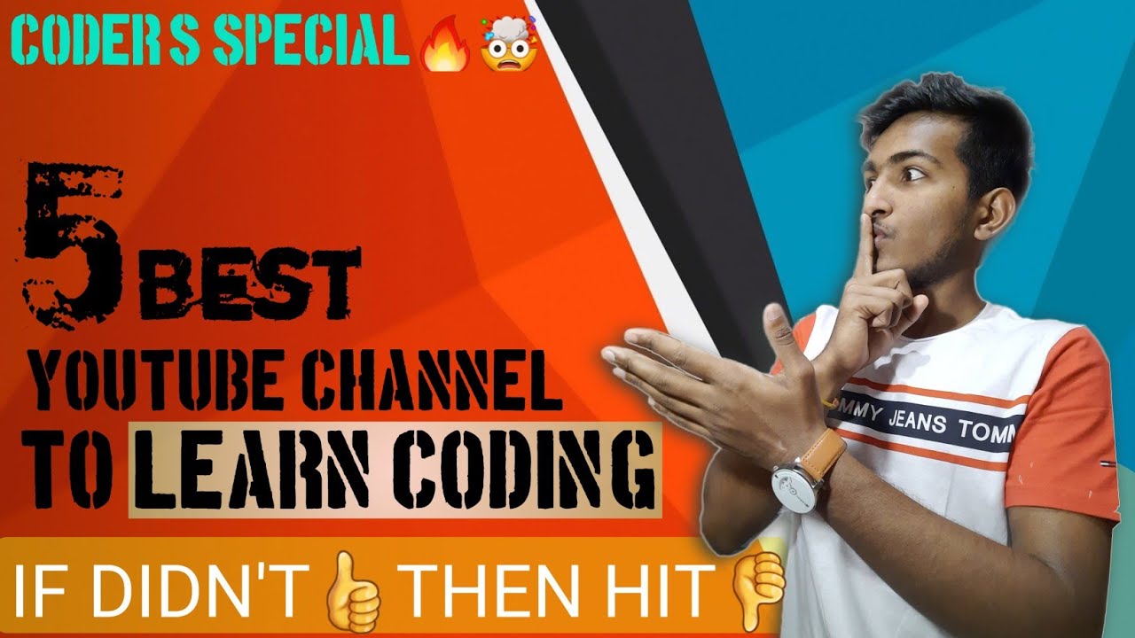 Best 5 YouTube Channel to learn Coding 2021 | Best 5 | Top 5 - YouTube