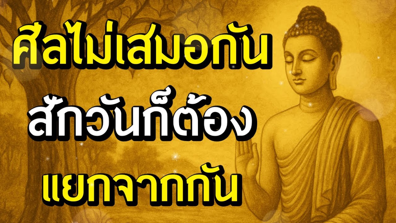 ธรรมะสอนใจ : Ep298 : ศีลไม่เสมอกันสักวันก็ต้องแยกจากกัน