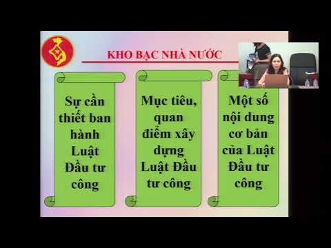 Video Kho bạc Nhà nước tập huấn trực tuyến kiểm soát chi đầu... - youtube