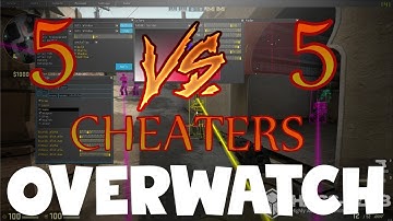10 CHEATERS 1 GAME! CS:GO OVERWATCH!