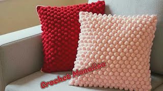 كروشيه قطعة فنية مميزة لديكور بيتك خدادية سهلة💖♦️ Beautiful crochet cushion