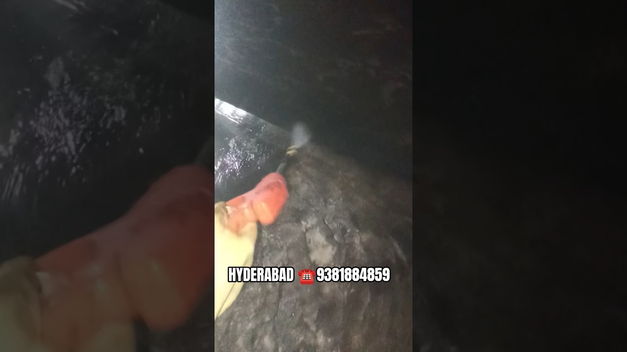 Underground sump cleaning 