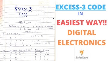 Excess-3 Code or XS-3 Code in EASIEST WAY!!! | DIGITAL ELECTRONICS|