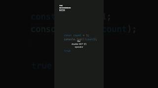 JavaScript double NOT operator (!!)
