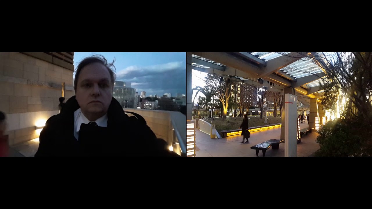 Salaryman in Japan takes a break at 