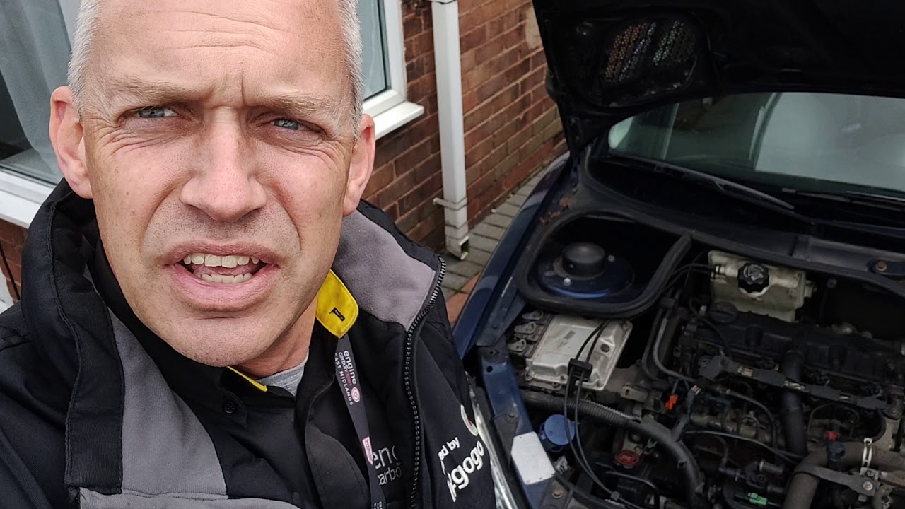 Leaking injector this Peugeot 2.0 HDi = no clean today YouTube