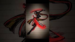 How to draw stickman with (sword) #stickman #drawing #sketch #art