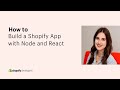 How to Build a Shopify App with Node and React