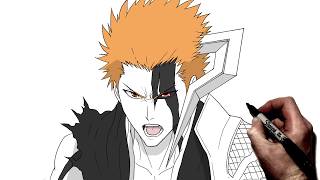 How To Draw Ichigo Horn Of Salvation | Step By Step | Bleach TYBW Final Cour