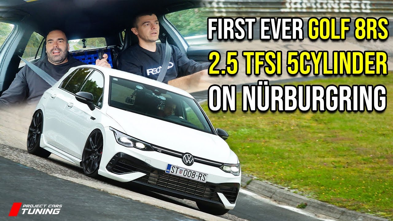 Prvi krug na Nürburgringu sa Golf 8R 2.5TFSI 5cylinder *usrali se*