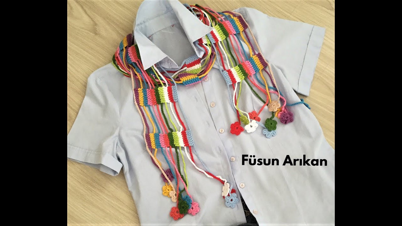 Вязаный Крючком Шарф