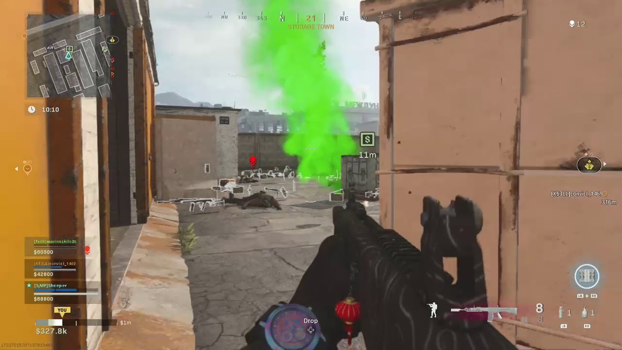 Quick 21 kill warzone gameplay with AA-12