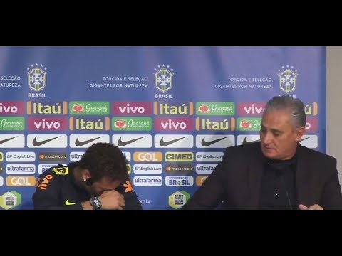 Neymar rompe a llorar ante las declaraciones de Tite