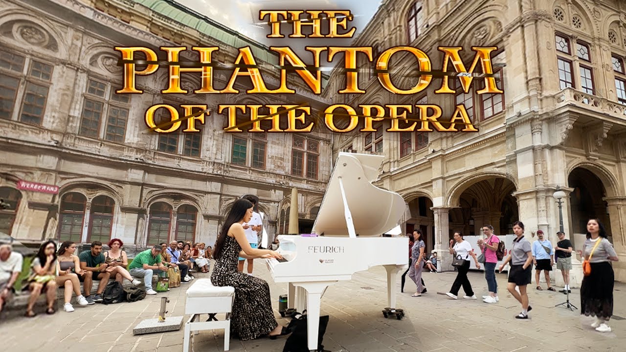Epic Public Piano Performance of "The Phantom of the Opera" at the National Opera!