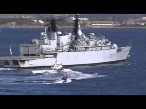 HMS Cornwall F99 Plymouth Sound, Devon, UK 22nd Oc...