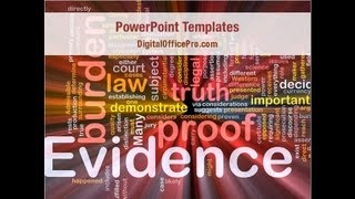 Crime Scene Investigation PowerPoint Template Backgrounds - DigitalOfficePro #07467