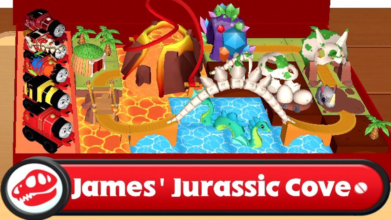 Thomas and Friends Minis: James' Jurassic Cove Unbox - iOS / Android app (By Budge)