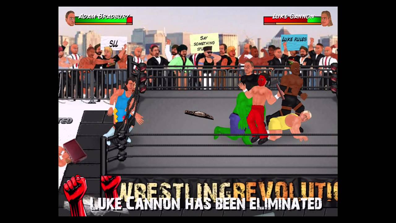 HUGE 50 Man Royal Rumble - WWE, TNA, WCW, ECW and Divas - Wrestling Revolution 2D