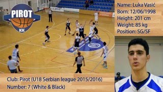 Luka Vasić Highlights 2015/2016